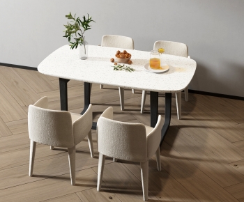 Modern Dining Table And Chairs-ID:791104085
