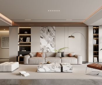 Modern A Living Room-ID:907490021
