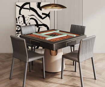 Modern Mahjong Tables And Chairs-ID:556259279