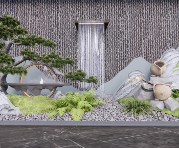 New Chinese Style Landscape Wall-ID:863452913