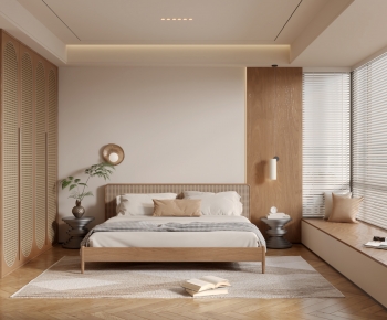 Wabi-sabi Style Bedroom-ID:452809105
