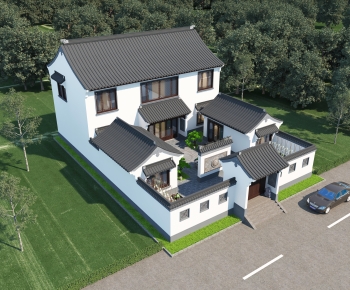 New Chinese Style Detached Villa-ID:475002054