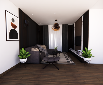 Modern A Living Room-ID:549631154