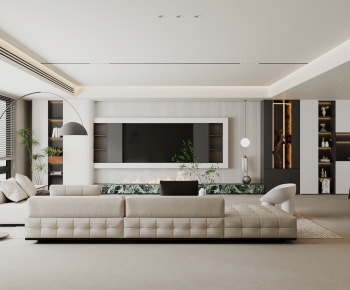 Modern A Living Room-ID:943285942