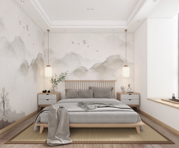 Japanese Style Bedroom-ID:218064074