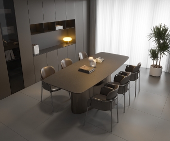 Modern Dining Table And Chairs-ID:590461022
