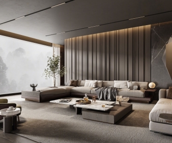 Modern A Living Room-ID:214674004