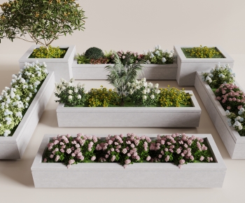 Modern Flower Bed, Flower Bowl, Flower Box-ID:683720134