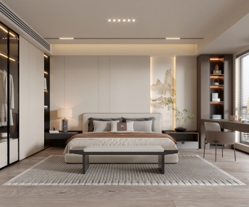 New Chinese Style Bedroom-ID:965020908