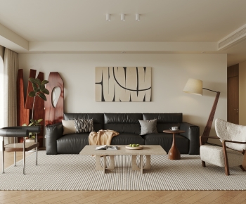 Wabi-sabi Style A Living Room-ID:642640112