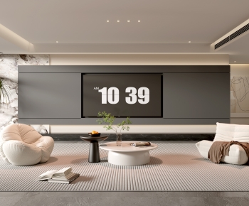 Modern A Living Room-ID:608045106