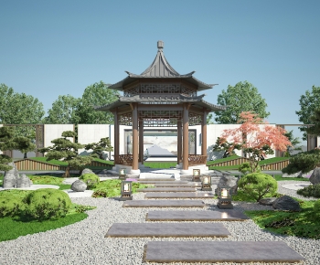 New Chinese Style Chinese Style Courtyard/landscape-ID:358155019