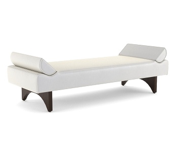 现代床尾凳3D模型