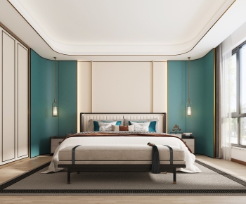 New Chinese Style Bedroom-ID:362034083