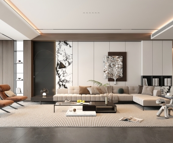 Modern A Living Room-ID:248470351