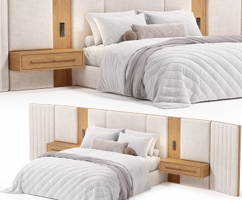 Modern Double Bed-ID:965157991