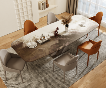 Modern Dining Table And Chairs-ID:314516077