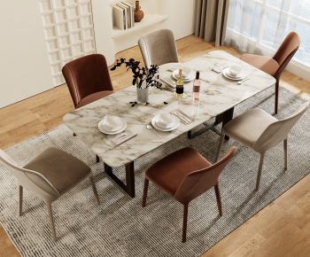 Modern Dining Table And Chairs-ID:963269957