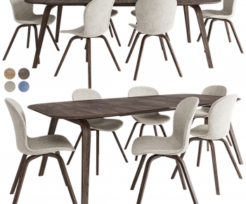 Modern Dining Table And Chairs-ID:576748843