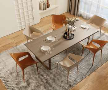 Modern Dining Table And Chairs-ID:266633035