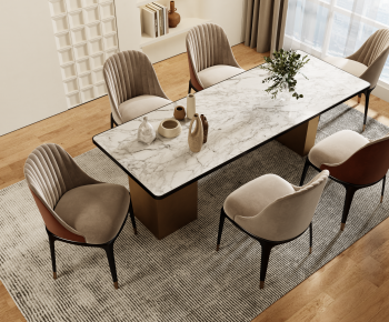 Modern Dining Table And Chairs-ID:159559011