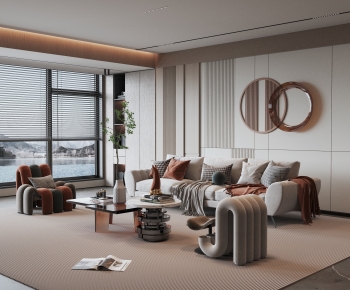 Modern A Living Room-ID:760504967