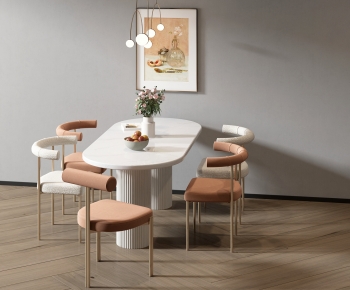 Modern Dining Table And Chairs-ID:282927047