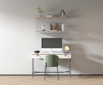 Modern Computer Desk And Chair-ID:619159949