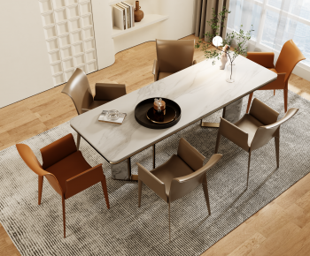 Modern Dining Table And Chairs-ID:476130019