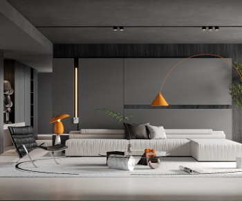 Modern A Living Room-ID:493835939