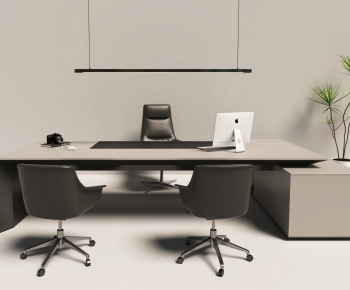 Modern Office Desk And Chair-ID:475339982
