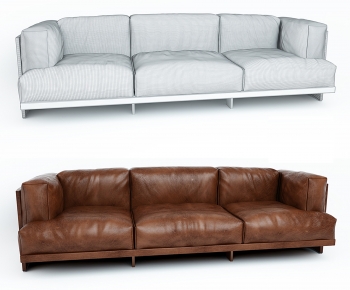 Modern Three-seat Sofa-ID:386382109