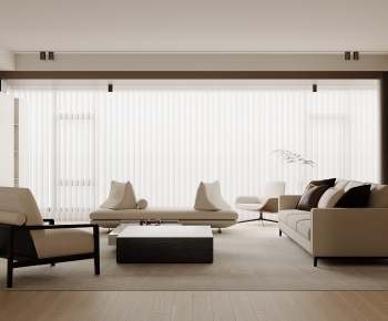 Modern A Living Room-ID:881121236