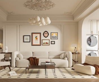 French Style A Living Room-ID:120395901
