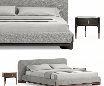 Modern Double Bed-ID:535151006