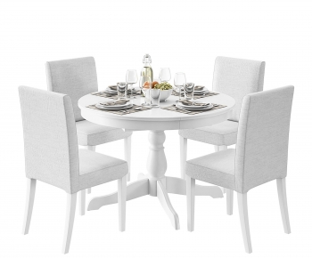 Modern Dining Table And Chairs-ID:475234993