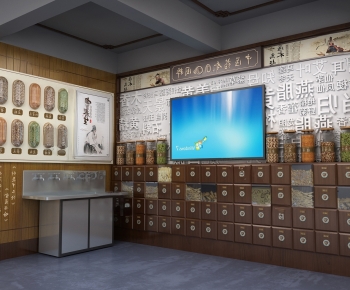 New Chinese Style Exhibition Hall-ID:559318074