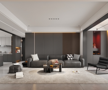 Modern A Living Room-ID:530153041