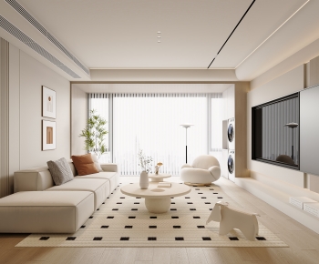 Modern A Living Room-ID:661916971