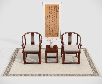 New Chinese Style Lounge Chair-ID:418704036
