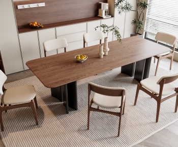 Modern Dining Table And Chairs-ID:309960811