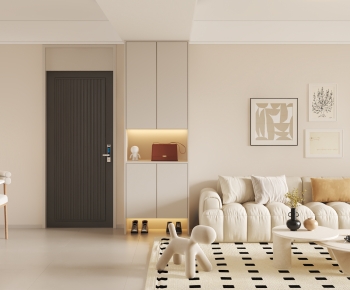 Modern A Living Room-ID:619894035