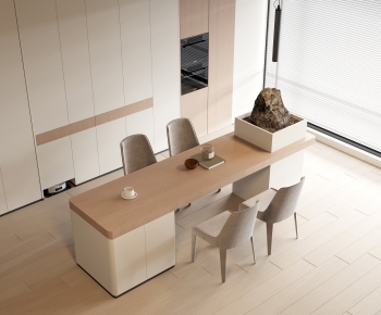 Modern Dining Table And Chairs-ID:457122096