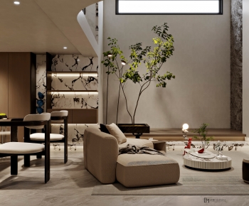 Modern A Living Room-ID:897325041