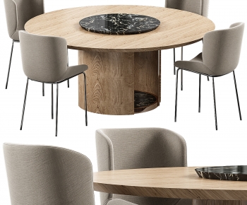 Modern Dining Table And Chairs-ID:577907097