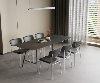 Modern Dining Table And Chairs-ID:748696094