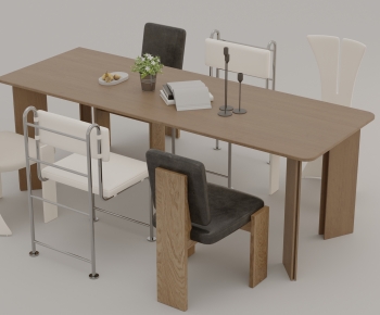Modern Dining Table And Chairs-ID:760060073