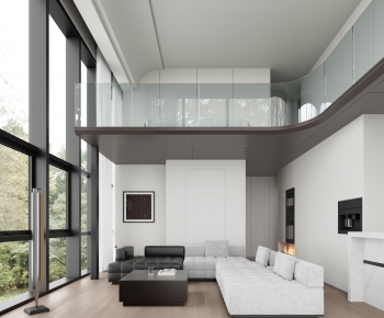 Modern A Living Room-ID:391143084