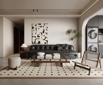Modern A Living Room-ID:378148081