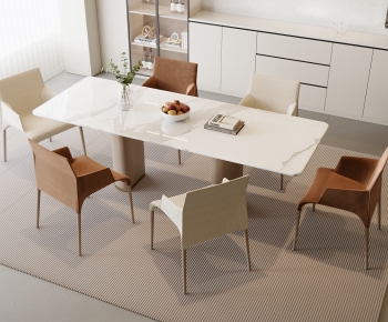 Modern Dining Table And Chairs-ID:758200886